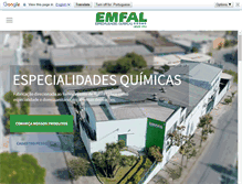 Tablet Screenshot of emfal.com.br